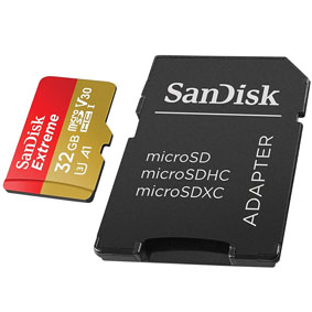 microSDHCカード(アダプター,ケース付)