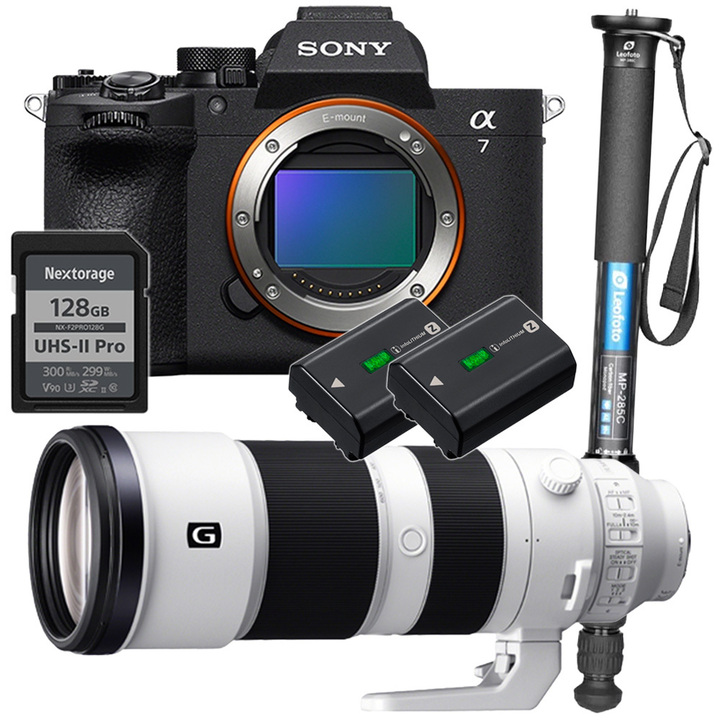 【モータースポーツ撮影セット】α7 V + FE 200-600mm + 一脚セット