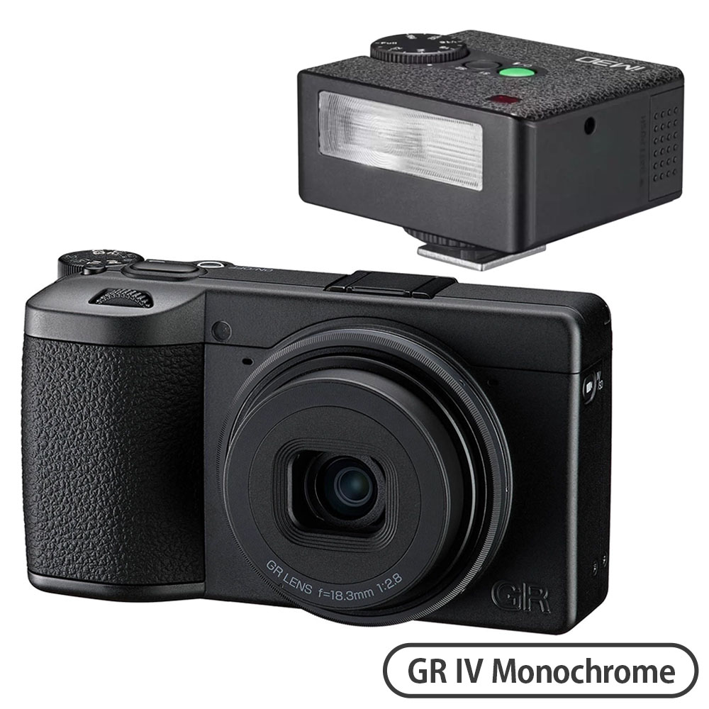 GR IV Monochrome + iM30 ミニフラッシュ セット