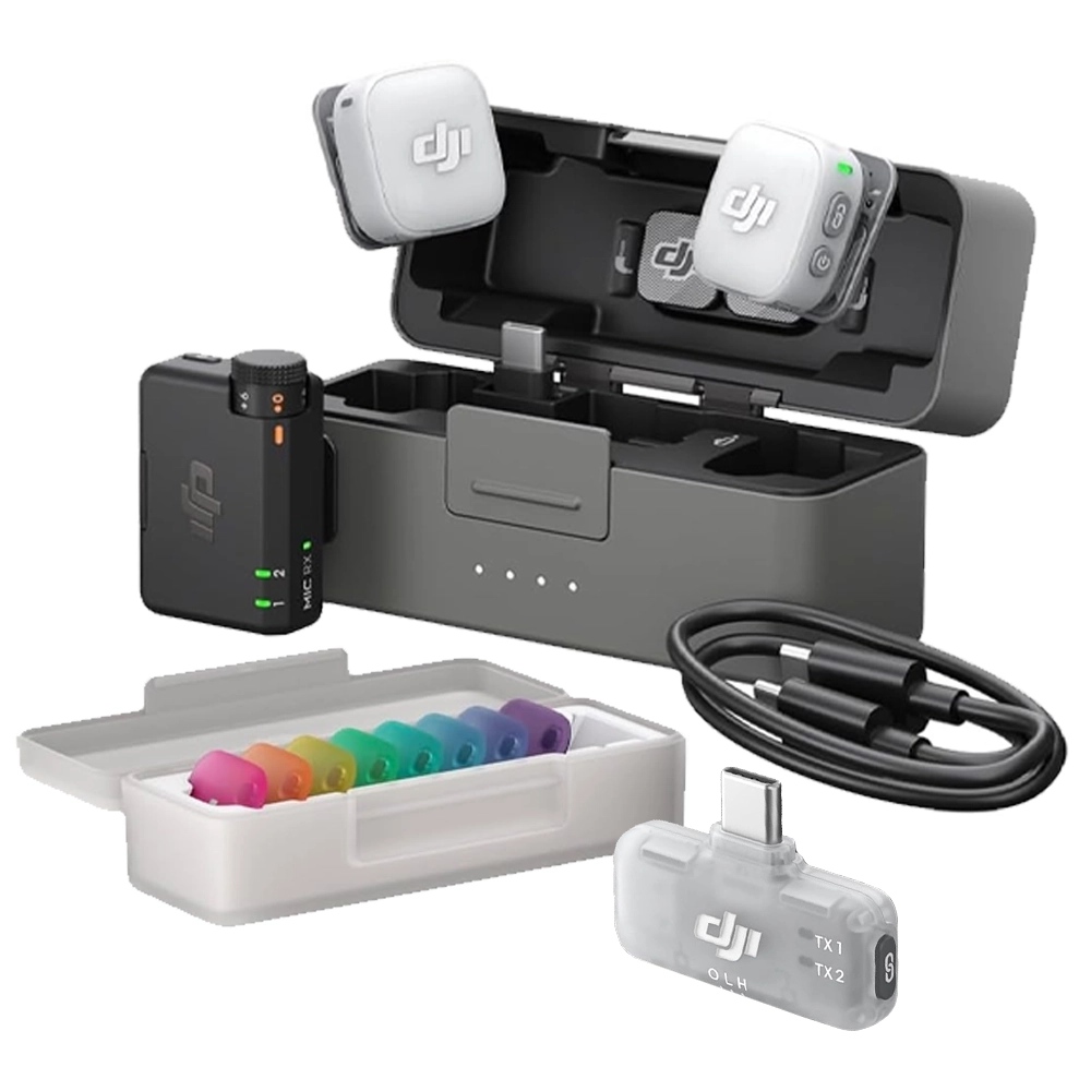 DJI Mic Mini 2（2 TX + 1 RX + 充電ケース）+ DJI Micシリーズ モバイル レシーバー