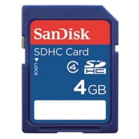SDHCカード（4GB)