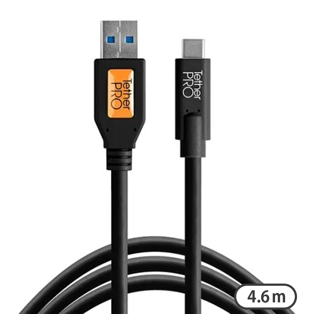 TetherPro USB-A 3.0 to USB-C ケーブル 4.6m