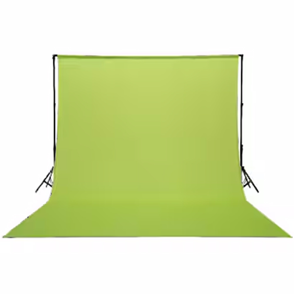 デジタルクロマキーA II 3 × 7m グリーン ＋ 背景サポートセット