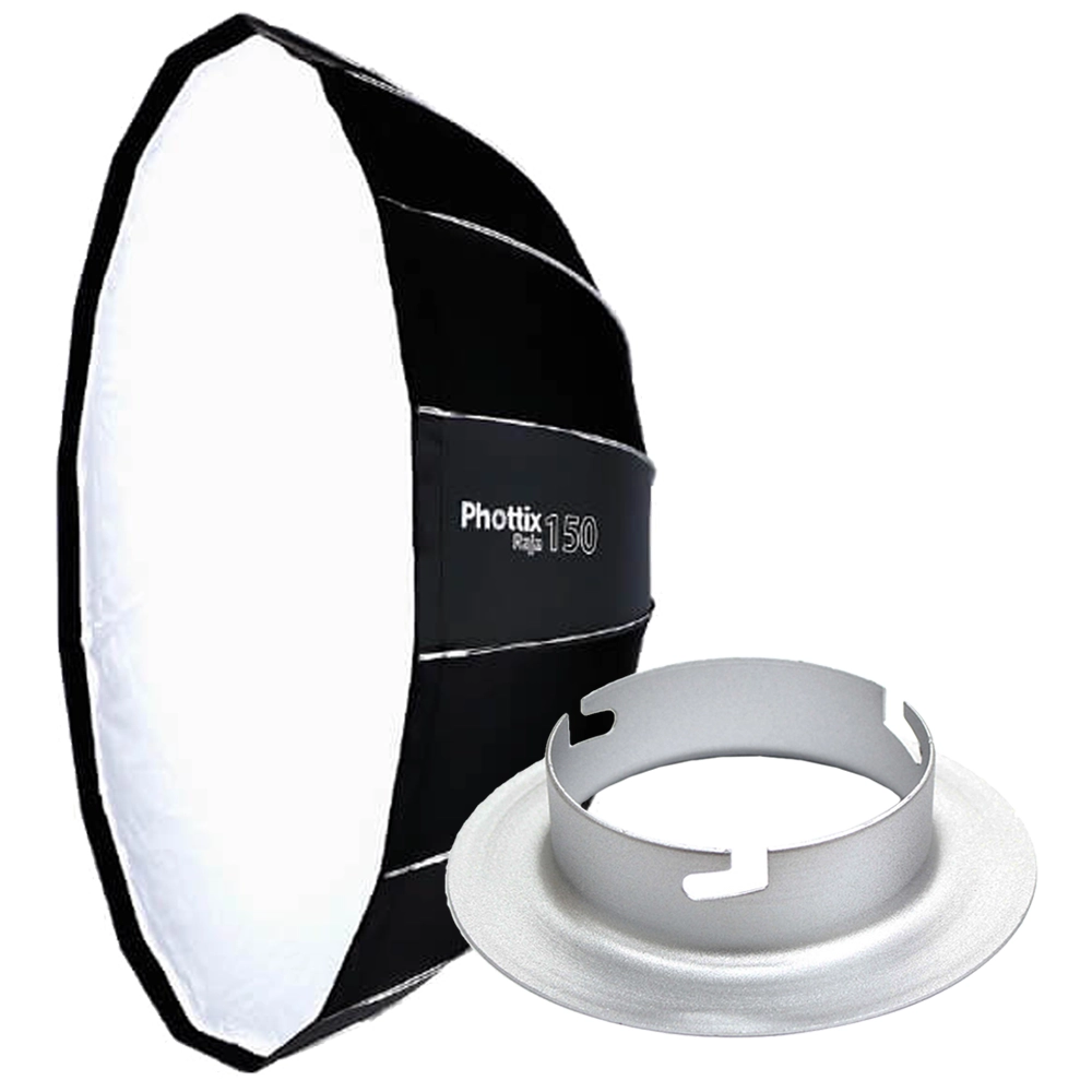 Raja Quick-Folding Softbox 150cm + コメットスピードリングアダプター