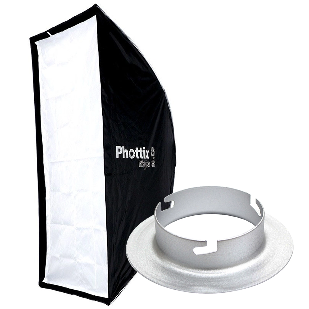 Raja Quick-Folding Softbox 80x120cm + コメットスピードリングアダプター