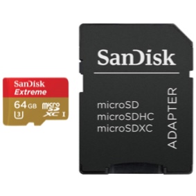 microSD 64GB（アダプター、ケース付）