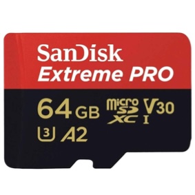 microSDカード 64GB（変換アダプター、ケース付）
