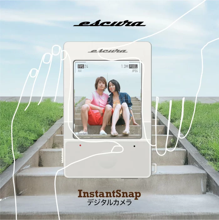 Escura InstantSnap デジタルカメラ ＋新品SDカード Escura