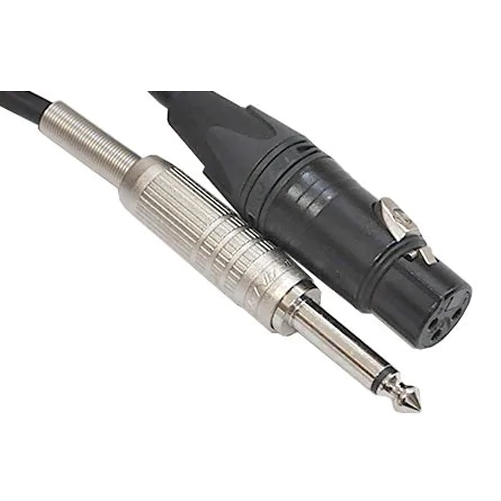 XLR（メス）-フォンケーブル 5M