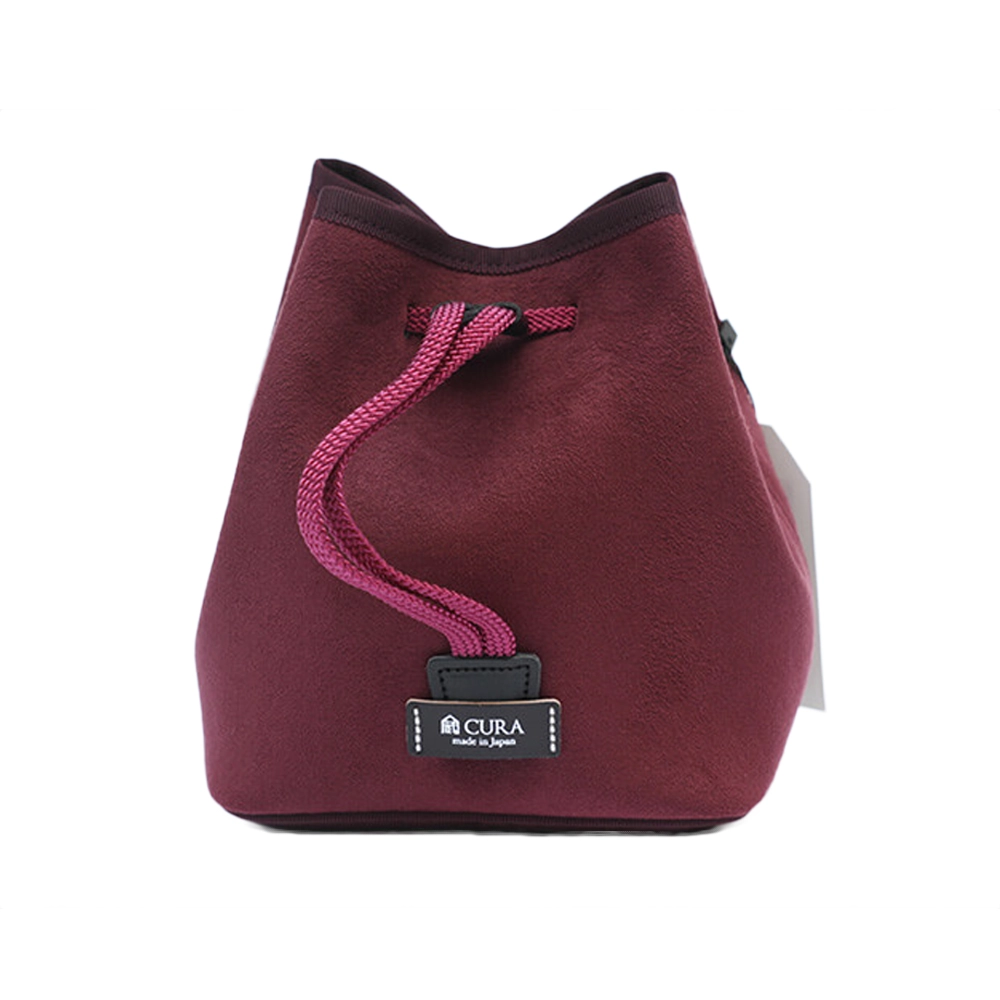 カメラポシェットスエード　ワイン