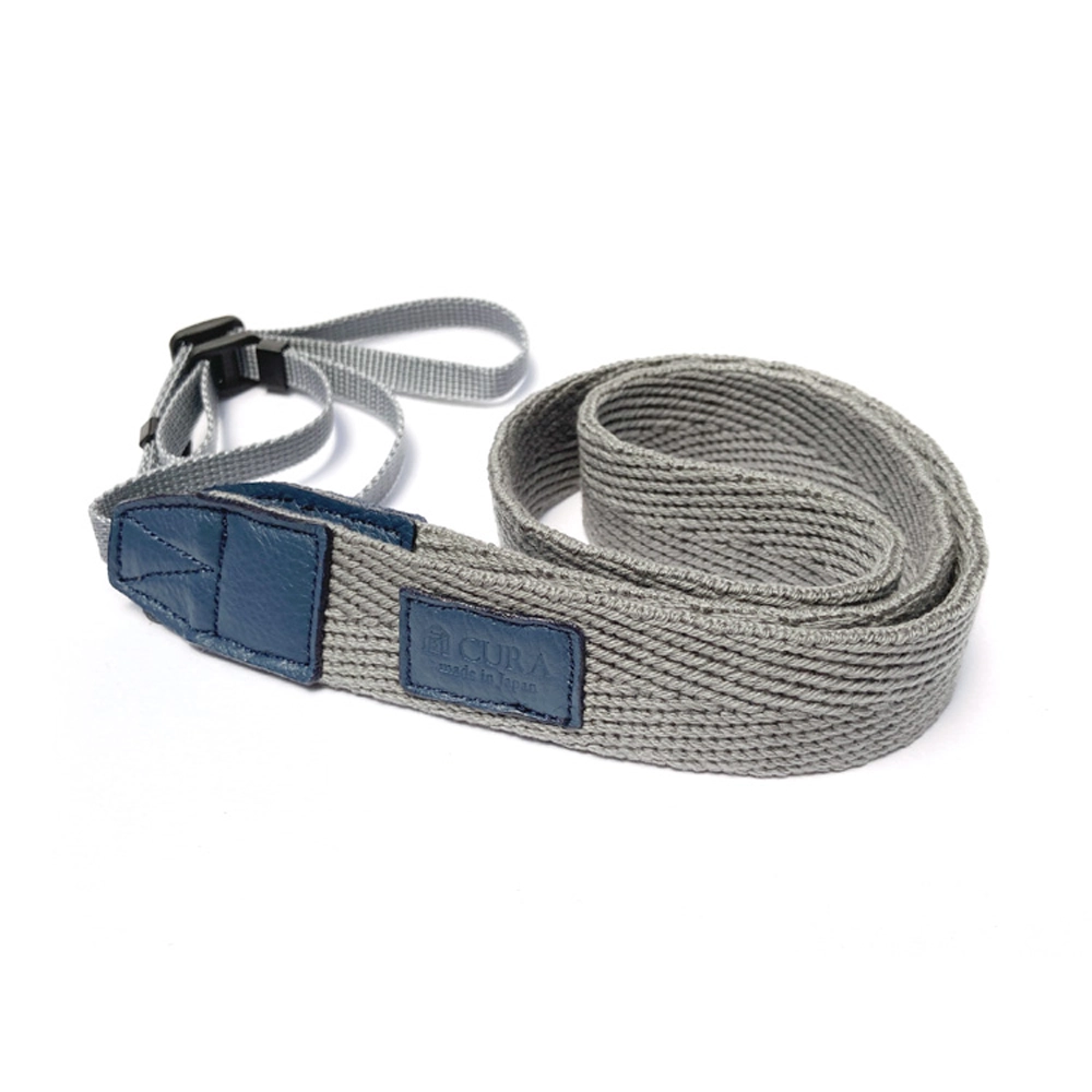 ヘリンボーンストラップ　グレー / ネイビー