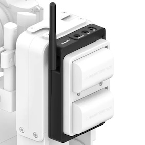 Vision Module(HeadPLUSに固定、ホイップアンテナ付)