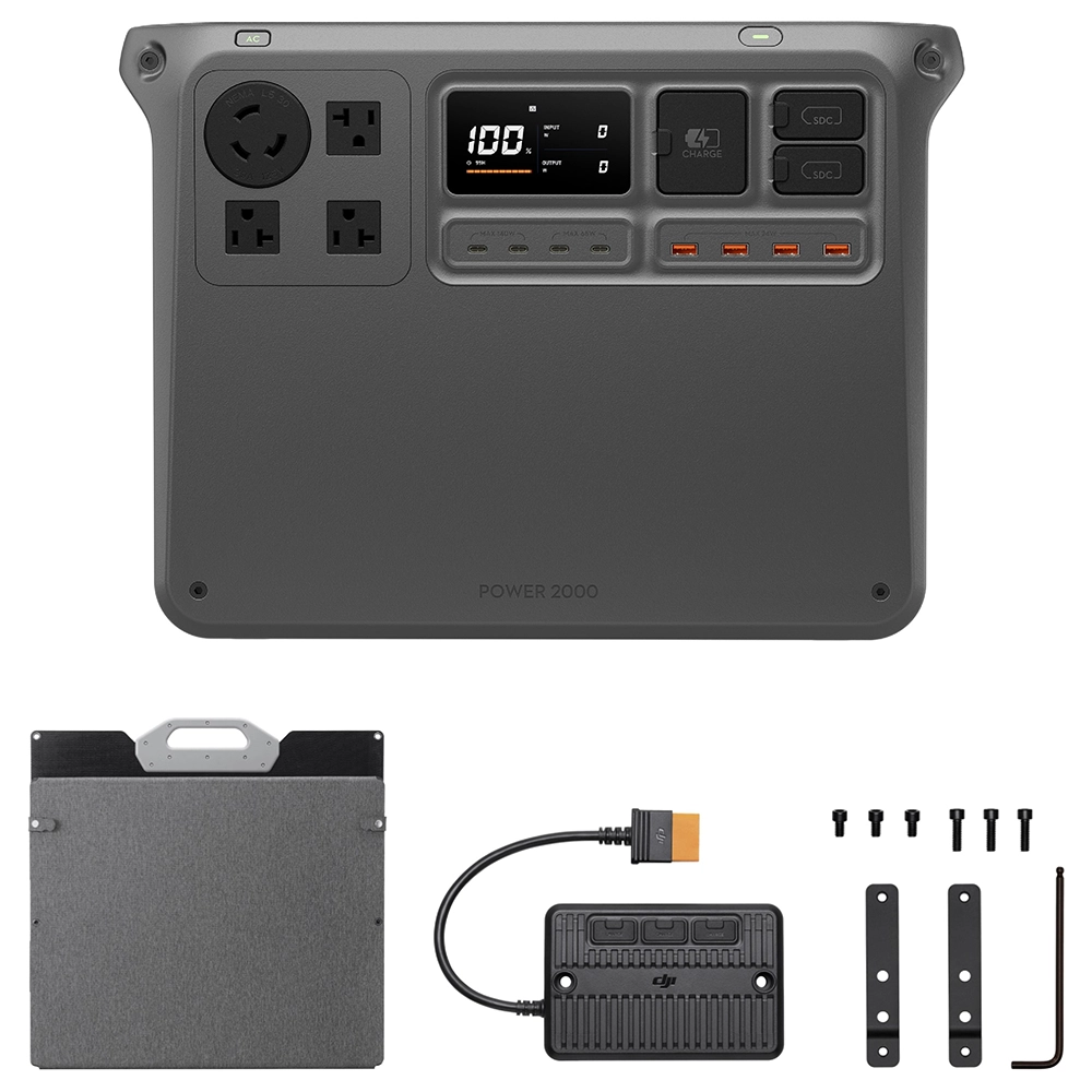 Power 2000 200W折りたたみ式ソーラーパネルコンボ