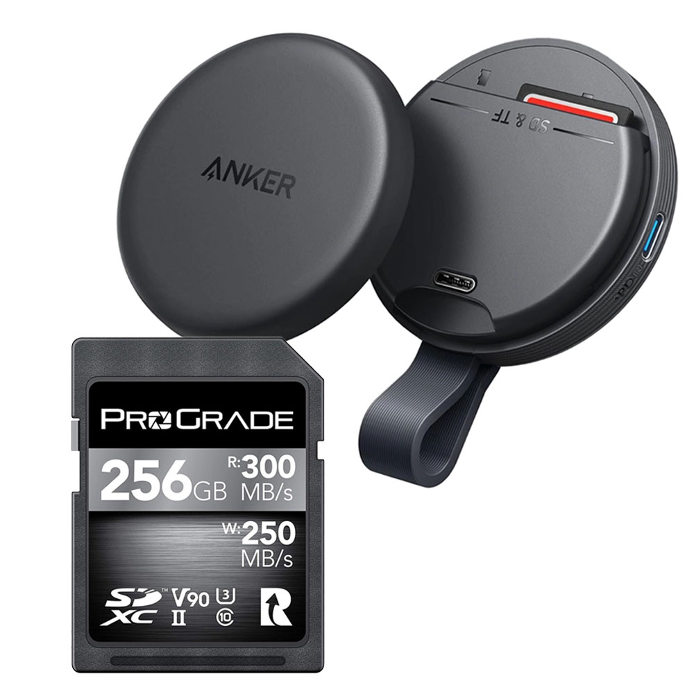 MagGo USB-C カードリーダー + SDXC UHS-II V90 300R 256GBセット