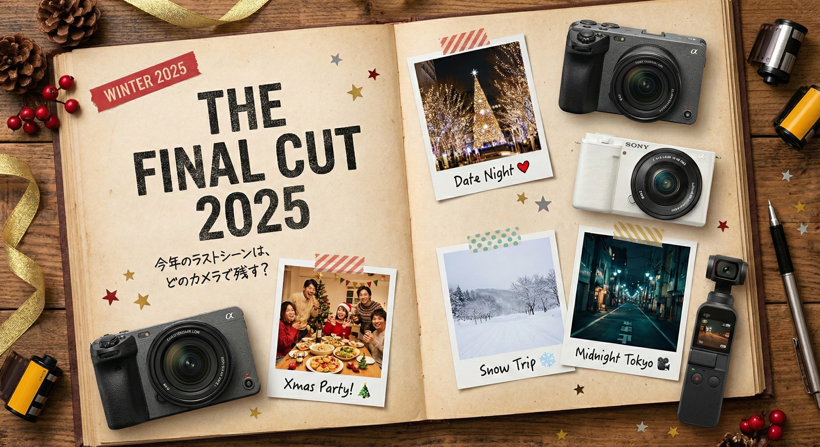 今年のラストシーンは、どのカメラで残す？