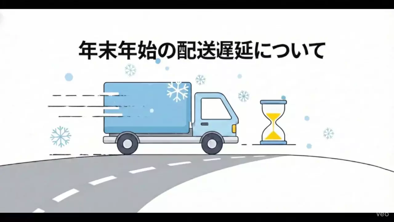 配送利用の方へ　配送遅延の可能性のおしらせ
