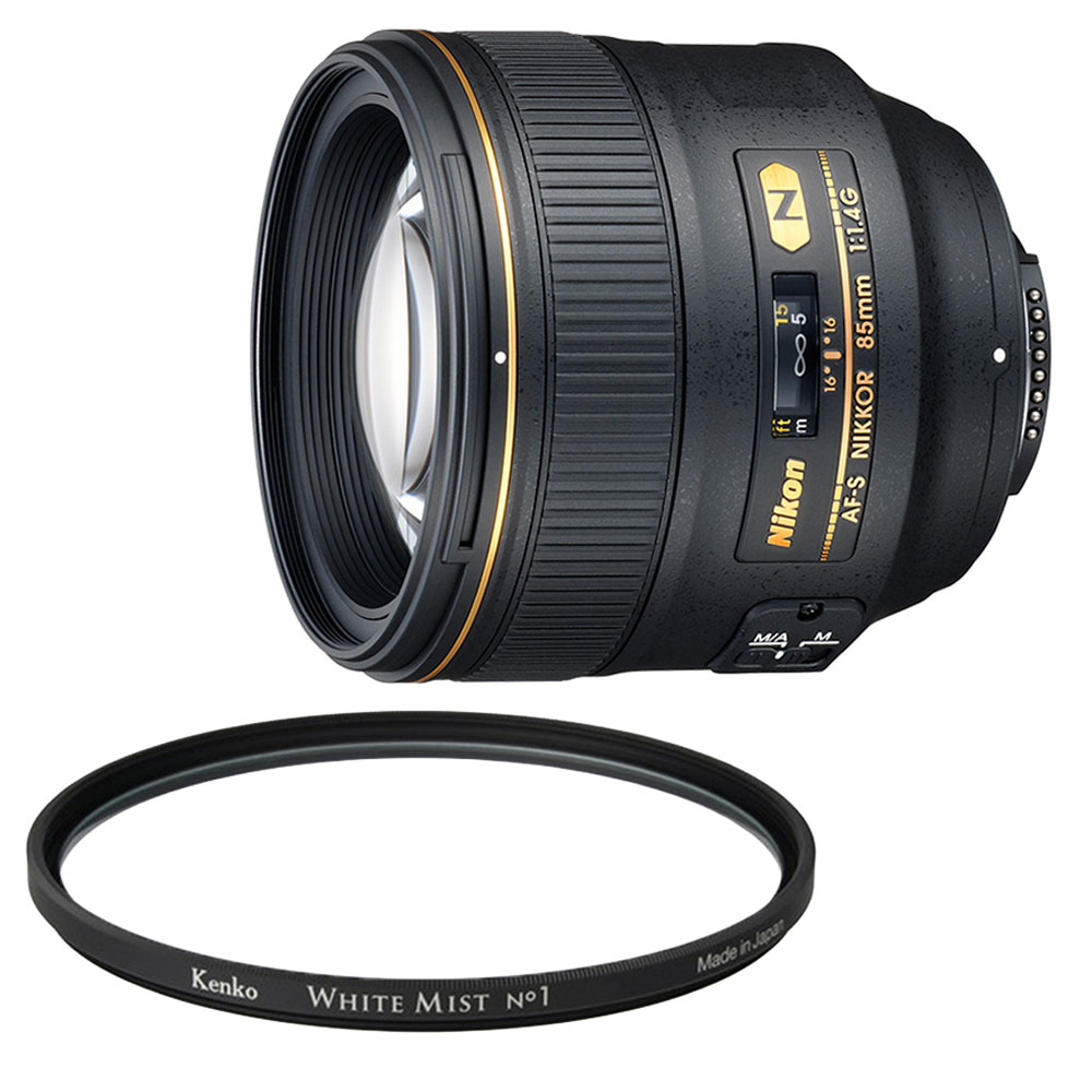 AF-S NIKKOR 85mm f/1.4G + ホワイトミスト No.1 77mm セット