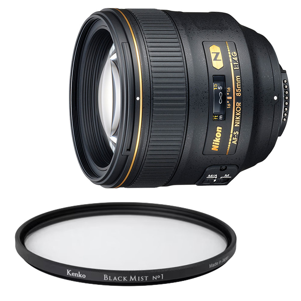 AF-S NIKKOR 85mm f/1.4G + ブラックミストNo.1 77mm セット