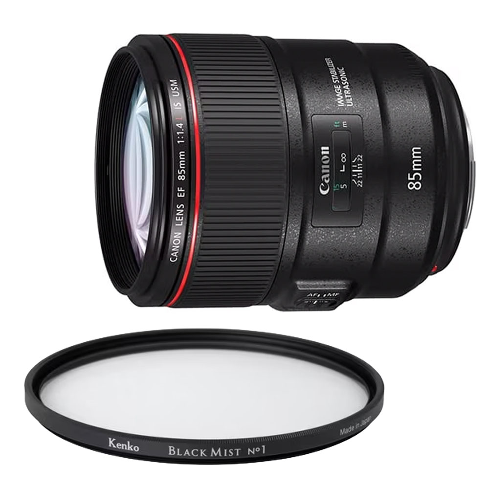 EF85mm F1.4L IS USM + ブラックミストNo.1 77mm セット