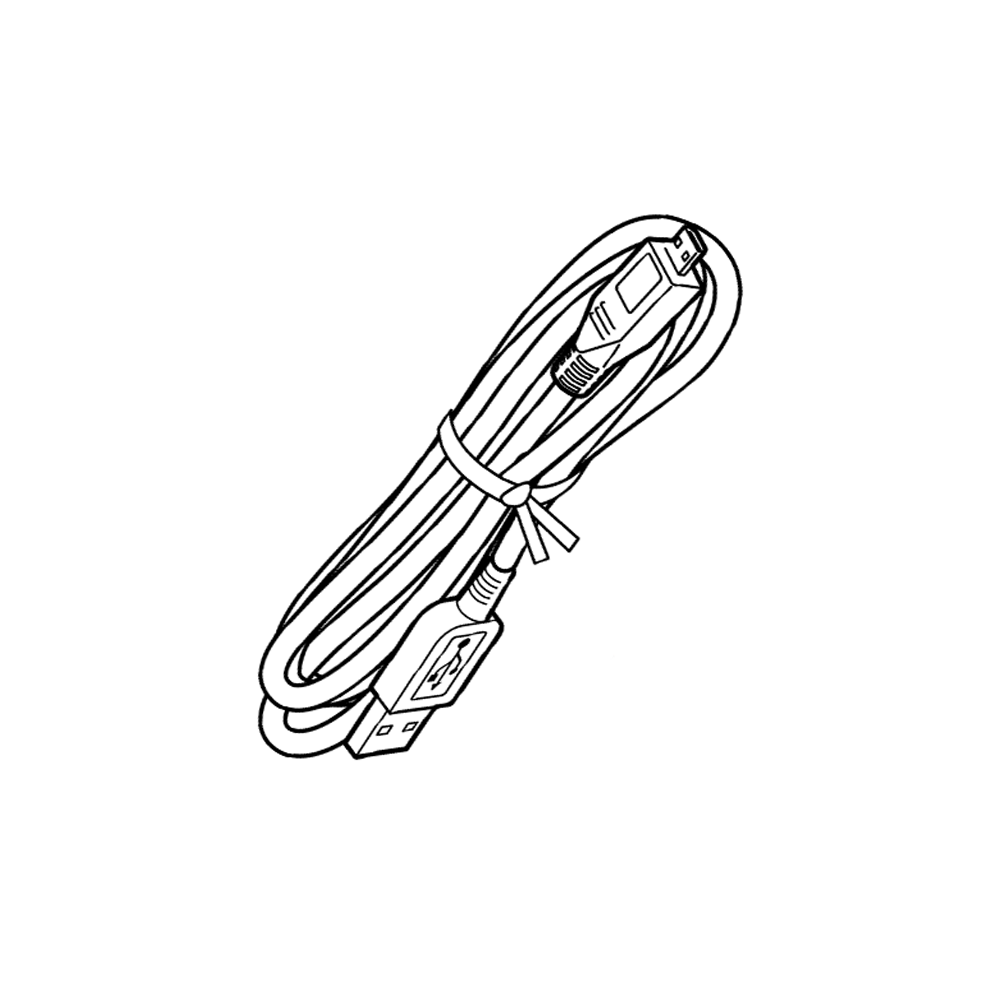 USB A-microBケーブル