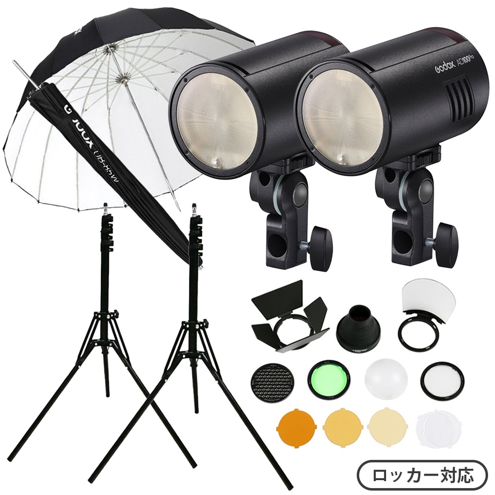 AD100Pro デュアルパックキット + スマートスタンド2個 セット