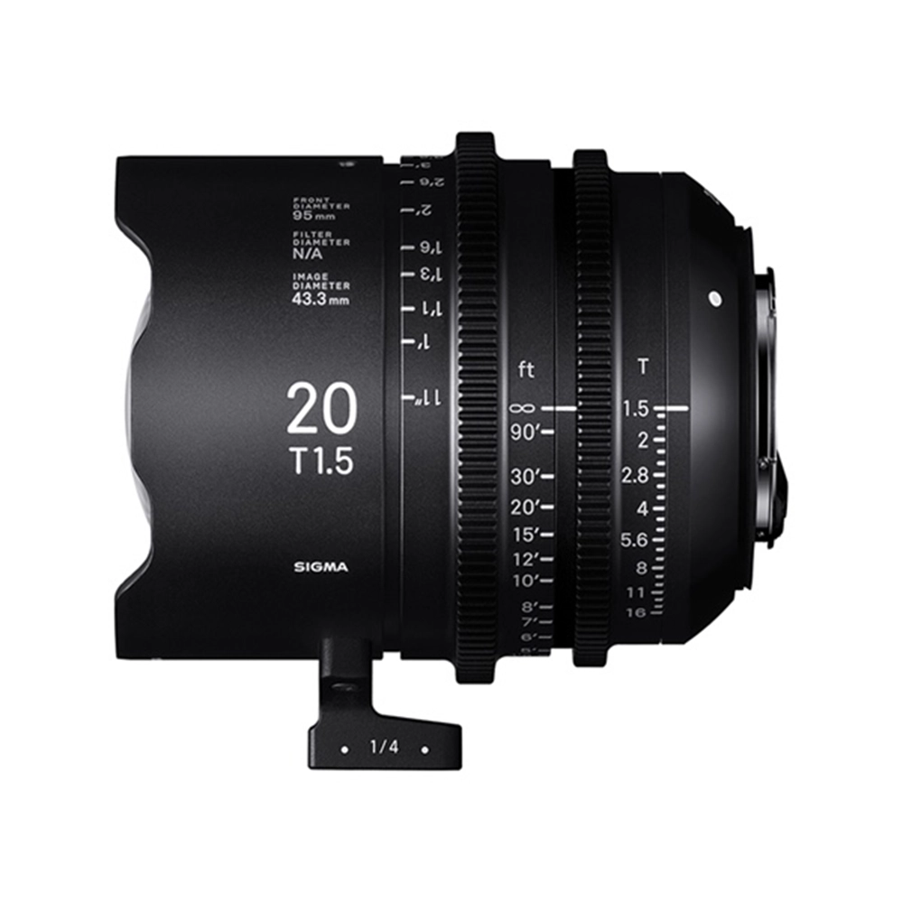 High Speed Prime Lens　20㎜ T1.5（キヤノンEFマウント）【ご利用の2日前までにご注文】
