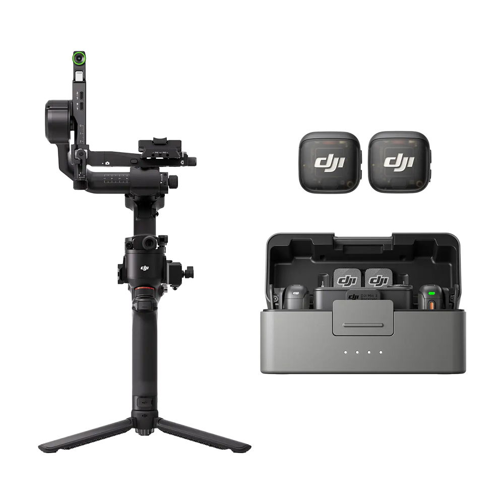 DJI RS 5コンボ_DJI Mic 3 (4TX + 1RX + 充電ケース)
