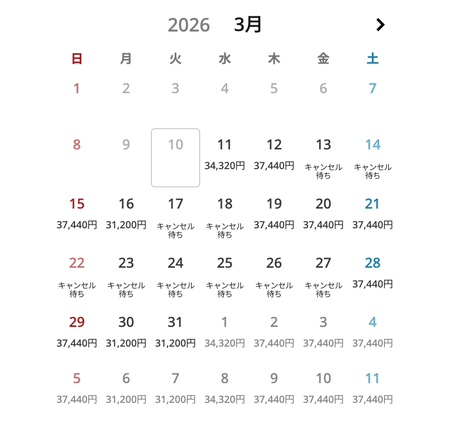 予約可能日数について